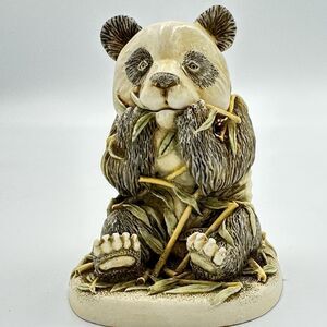 Vintage 1997 Harmony Kingdom BAMBOOZLED Made in England PANDA Trinket Box